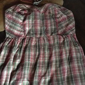 Pink Cattlelac strapless dress Xl